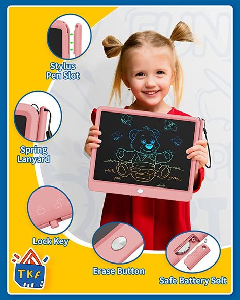 LCD Writing Tablet for Kids - Drawing Board Children's Graffiti Sketchpad