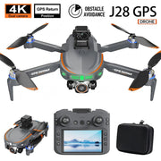 S28 Professional 4k Dual Camera with 4.5" Display Screen and GPS - Powerful Brushless Motor Drone