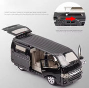 1:32 Toyota Hiace Diecast Van Model – Alloy MPV with Sound & Light