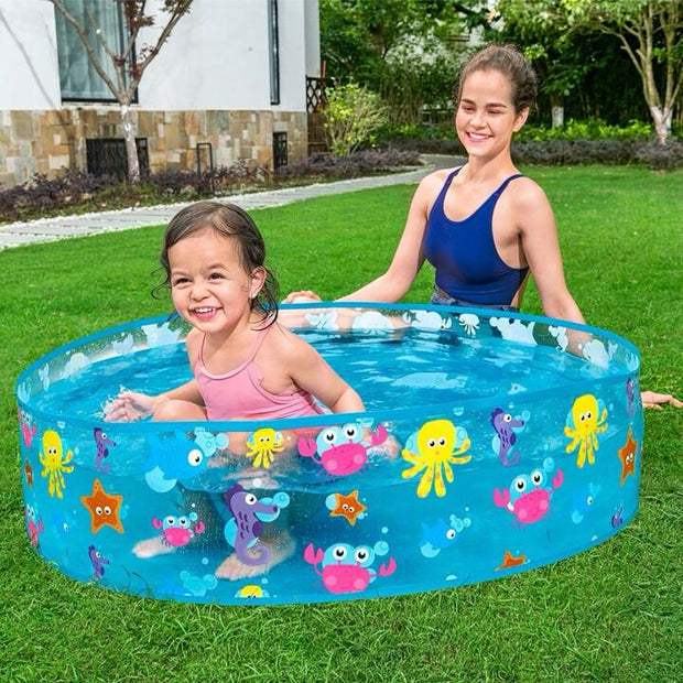 Bestway Aquatic Fill n Fun Play Pool for Kids - 1.22m X 25cm | 48" x 10"