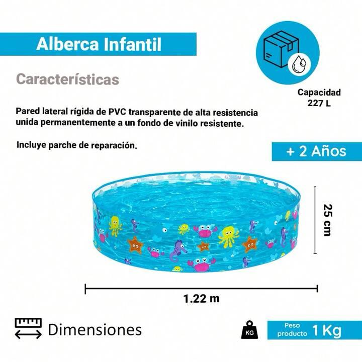 Bestway Aquatic Fill n Fun Play Pool for Kids - 1.22m X 25cm | 48" x 10"