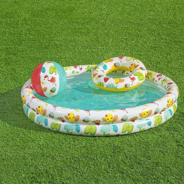3 in 1 Beachtastic Play Pool Set for Kids - 48" x 8"