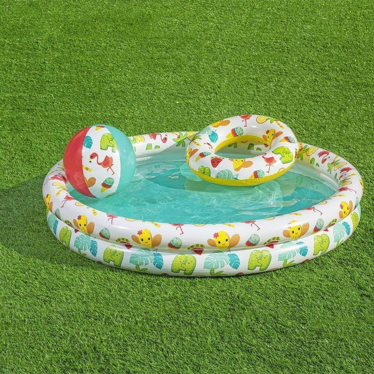 3 in 1 Beachtastic Play Pool Set for Kids - 48" x 8"