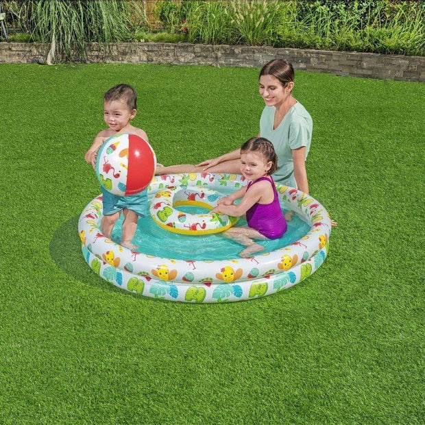 3 in 1 Beachtastic Play Pool Set for Kids - 48" x 8"