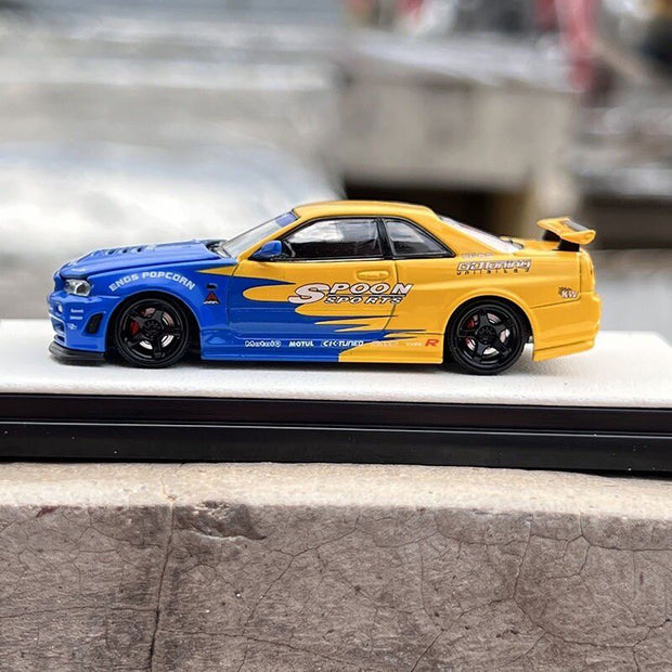 1:24 Scale Nissan Skyline GT-R (R34) - Diecast Model Car