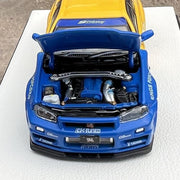 1:24 Scale Nissan Skyline GT-R (R34) - Diecast Model Car