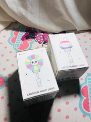 Smart Voice-Controlled LED Night Light – USB Rechargeable & Cute Design
