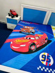 Cars Lightning McQueen 2.0 Kids Cotton Bedsheet