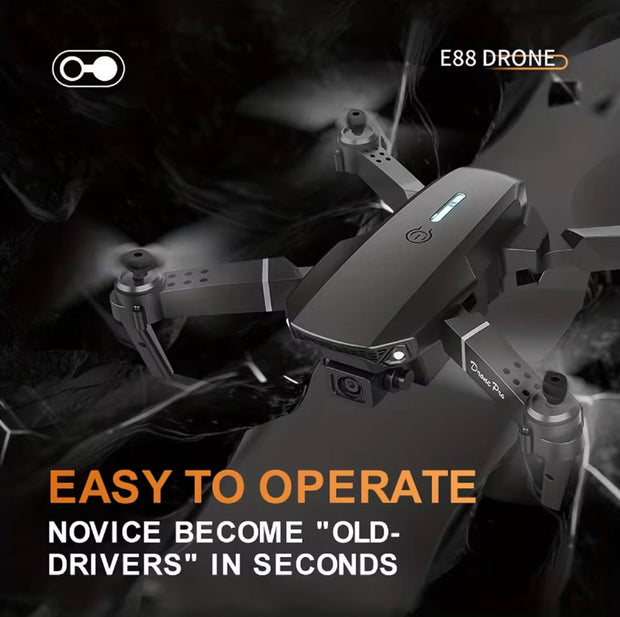E88 Pro Best Affordable Mini Drone With Dual Camera