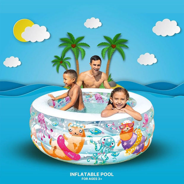 Intex Aquarium Play Pool Round for Kids - 60" x 22"