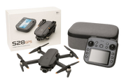 S28 Professional 4k Dual Camera with 4.5" Display Screen and GPS - Powerful Brushless Motor Drone
